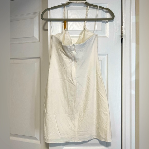 White Zara halter dress - Picture 2 of 2